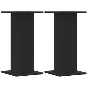 vidaXL Stojany na reproduktory 2 ks čern&eacute; 30x30x60 cm kompozitn&iacute; dřevo