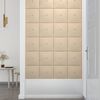 vidaXL N&aacute;stěnn&eacute; panely 12 ks kr&eacute;mov&eacute; 30 x 30 cm textil 1,08 m&sup2;