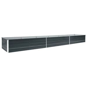 vidaXL Vyv&yacute;&scaron;en&yacute; z&aacute;hon pozinkovan&aacute; ocel 480 x 80 x 45 cm antracitov&yacute;