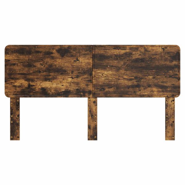 vidaXL Čelo postele Kouřov&yacute; dub 200 cm Kompozitn&iacute; dřevo