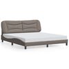 vidaXL R&aacute;m postele bez matrace Hvar taupe 180 x 200 cm textil