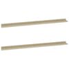 vidaXL Nástěnné police 2 ks dub sonoma 115 x 9 x 3 cm