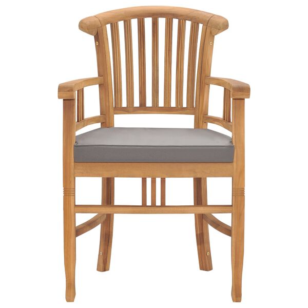 vidaXL 7d&iacute;ln&yacute; zahradn&iacute; j&iacute;deln&iacute; set s podu&scaron;kami masivn&iacute; teakov&eacute; dřevo