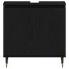 vidaXL Sada koupelnového nábytku 3 pcs Černý dub 30 x 30 x 190 cm