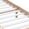 vidaXL Rám postele 135 x 190 cm Double masivní dřevo