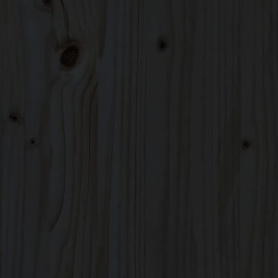 vidaXL Kompostér černý 82,5 x 82,5 x 99,5 cm masivní borové dřevo