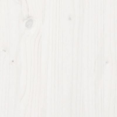 vidaXL Přesazovací stůl s policemi bílý 108x45x86,5 cm masiv borovice
