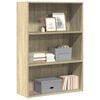 vidaXL Knihovna dub sonoma 80 x 30 x 114 cm kompozitn&iacute; dřevo
