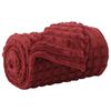 vidaXL Dekoračn&iacute; deky 6 pcs Bordeaux červen&aacute; 150 x 130 cm Fleece