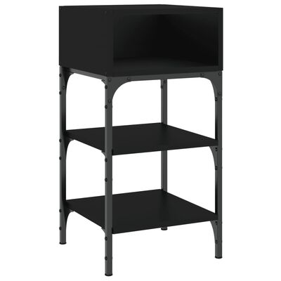 vidaXL Noční stolek černý 35 x 34,5 x 70 cm kompozitní dřevo