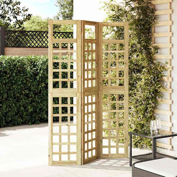 vidaXL Zahradní ochranný panel Hnědá 120 x 180 cm