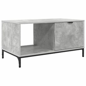 vidaXL Konferenčn&iacute; stolek Betonově &scaron;ed&aacute; 90 x 49 x 46 cm