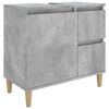 vidaXL Koupelnov&aacute; skř&iacute;ňka betonově &scaron;ed&aacute; 65x33x60 cm kompozitn&iacute; dřevo