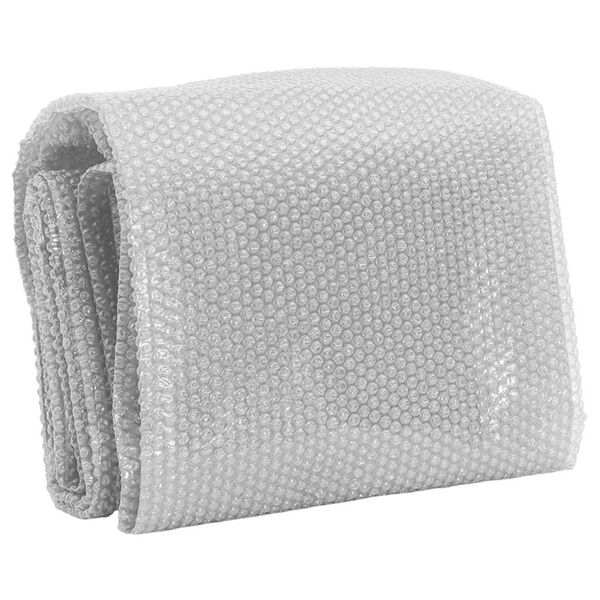 vidaXL Plovouc&iacute; PE sol&aacute;rn&iacute; plachta na baz&eacute;n 450 x 220 cm &scaron;ed&aacute;