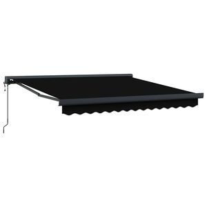 vidaXL Mark&yacute;za Čern&aacute; 300 x 250 x 165 cm Polyester a hlin&iacute;k