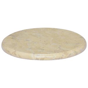vidaXL Stoln&iacute; deska kr&eacute;mov&aacute; &Oslash; 40 x 2,5 cm mramor