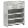 vidaXL Skř&iacute;ň na obuv 73,5 x 36 x 92 cm Kompozitn&iacute; dřevo Betonově &scaron;ed&aacute;