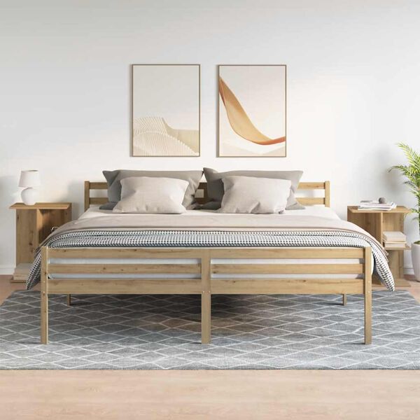 vidaXL Noční stolky 2 ks dub artisan 46,5x29x61 cm kompozitní dřevo