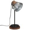 vidaXL Stoln&iacute; lampa 25 W vintage stř&iacute;brn&aacute; 17 x 17 x 50 cm E27