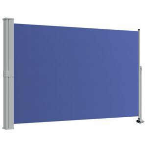 vidaXL Zatahovac&iacute; bočn&iacute; mark&yacute;za / z&aacute;stěna na terasu 160 x 300 cm modr&aacute;