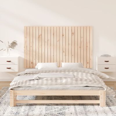 vidaXL Nástěnné čelo postele 147 x 3 x 90 cm masivní borové dřevo