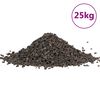 vidaXL Čedičov&yacute; &scaron;těrk 25 kg čern&yacute; 5&ndash;8 mm