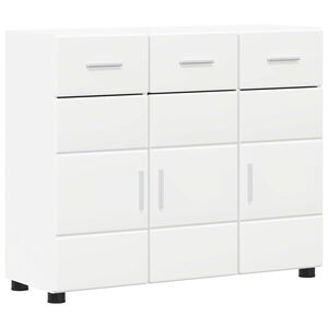 vidaXL Serv&iacute;rovac&iacute; skř&iacute;ň s polic&iacute; FLORIN B&iacute;l&aacute; 88,5 x 30,5 x 73 cm