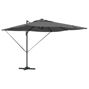 vidaXL Slunečn&iacute;k Antracit 286 x 284 x 270 cm Hlin&iacute;k a polyester