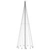vidaXL V&aacute;nočn&iacute; strom s hrotem 732 teple b&iacute;l&yacute;ch LED diod 500 cm