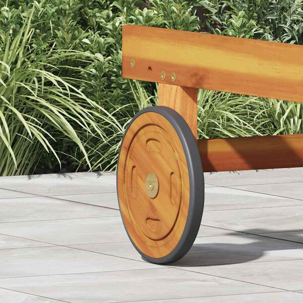 vidaXL Prostorov&aacute; kola s kolem 2 pcs Hněd&aacute; 20,5 x 20,5 x 2 cm