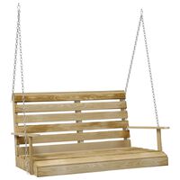vidaXL Houpací lavice 110 cm impregnované borové dřevo