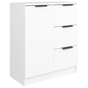 vidaXL Př&iacute;born&iacute;k b&iacute;l&yacute; 60 x 30 x 70 cm kompozitn&iacute; dřevo