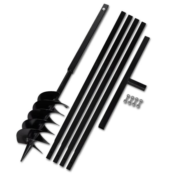 Zemn&iacute; vrt&aacute;k s rukojet&iacute; 150 mm, s n&aacute;stavci 5 m, ocel