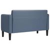 vidaXL Loveseat Sofa modr&eacute; 109 cm man&scaron;estrov&aacute; tkanina