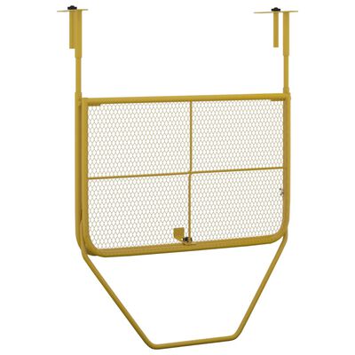 vidaXL Balkonový stolek zlatý 60 x 40 cm ocel