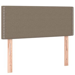 vidaXL Čelo postele taupe 90x5x78/88 cm textil