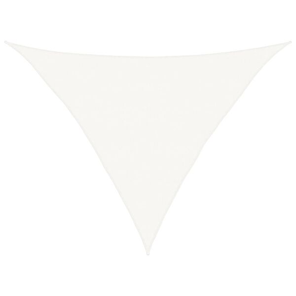 vidaXL Plachta proti slunci 160 g/m&sup2; b&iacute;l&aacute; 5 x 5 x 6 m HDPE