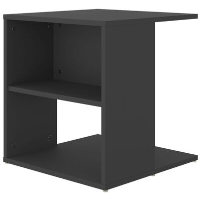 vidaXL Odkládací stolek šedý 45 x 45 x 48 cm dřevotříska