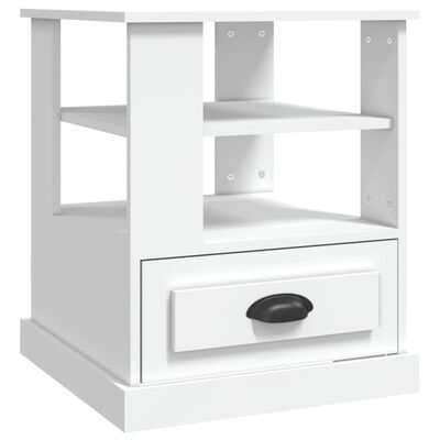 vidaXL Odkládací stolek bílý 50 x 50 x 60 cm kompozitní dřevo