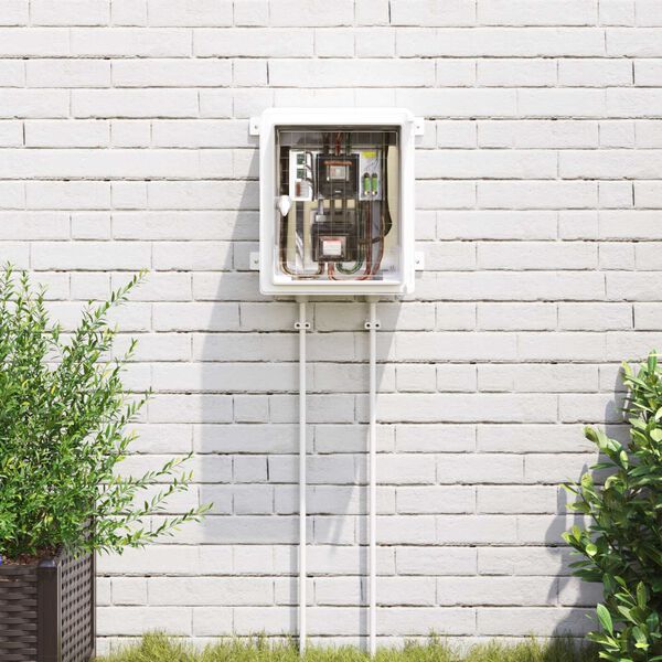 vidaXL Ovl&aacute;dac&iacute; skř&iacute;ň &Scaron;ed&aacute; 30 x 16,5 x 35 cm ABS plast