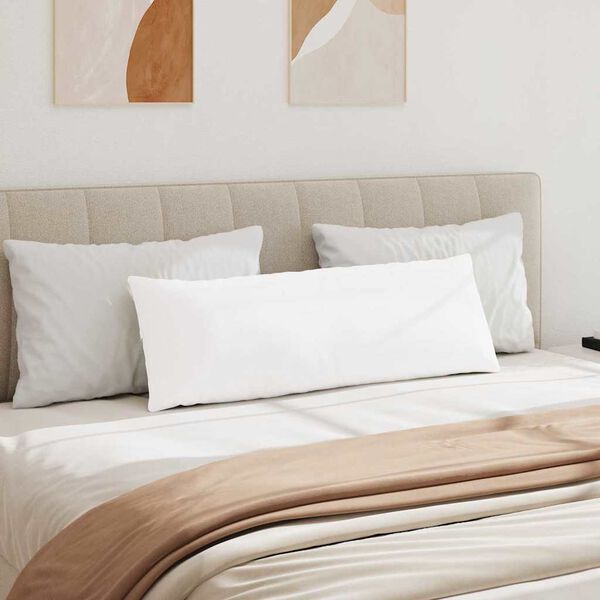 vidaXL Pohovkov&eacute; pol&scaron;t&aacute;ře 2 pcs B&iacute;l&aacute; 120 x 40 cm textil