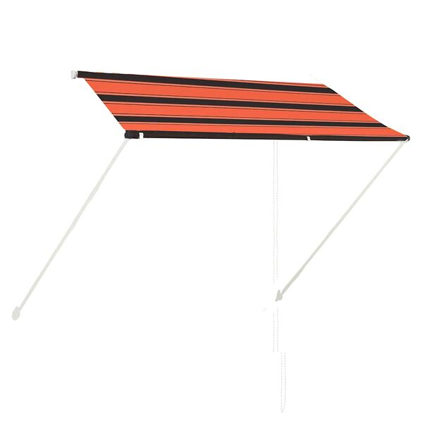 vidaXL Zatahovac&iacute; mark&yacute;za 250 x 150 cm oranžovo-hněd&aacute;