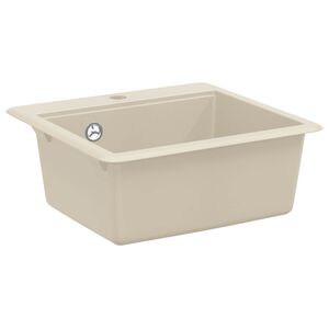 vidaXL Dřez B&eacute;žov&aacute; 470 x 440 mm Žula