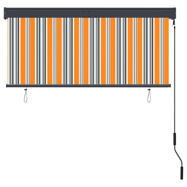 vidaXL Venkovn&iacute; roleta 140 x 250 cm žlutomodr&aacute;