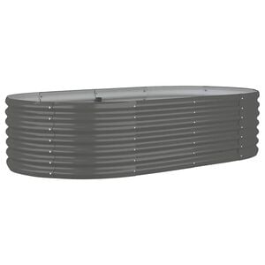 vidaXL Vyv&yacute;&scaron;en&yacute; z&aacute;hon pozinkovan&aacute; ocel 152x80x36 cm &scaron;ed&yacute;
