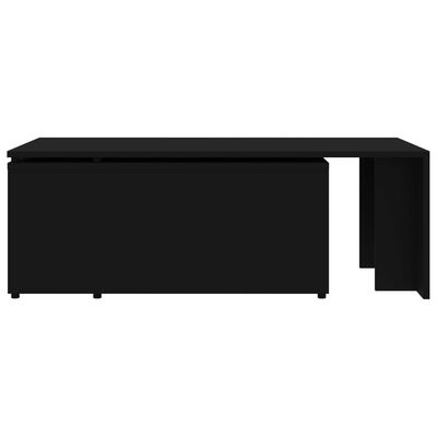 vidaXL Konferenční stolek černý 150 x 50 x 35 cm dřevotříska