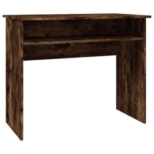 vidaXL Psac&iacute; stůl kouřov&yacute; dub 90 x 50 x 74 cm kompozitn&iacute; dřevo