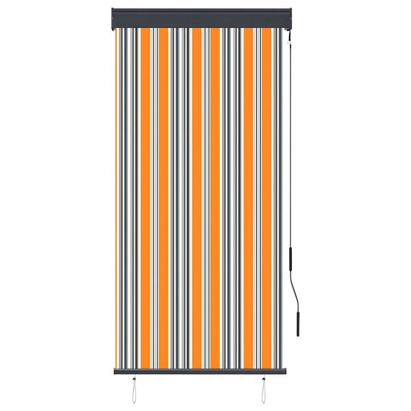 vidaXL Venkovn&iacute; roleta 80 x 250 cm žlutomodr&aacute;