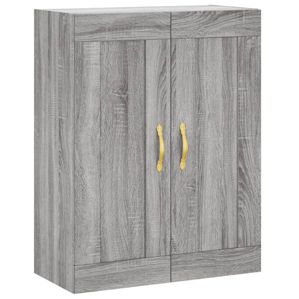 vidaXL Skř&iacute;ň highboard &scaron;ed&aacute; sonoma 69,5 x 34 x 180 cm kompozitn&iacute; dřevo