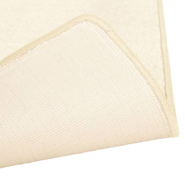 vidaXL Koberce k posteli s vysok&yacute;m vlasem 3 ks kr&eacute;mov&eacute;